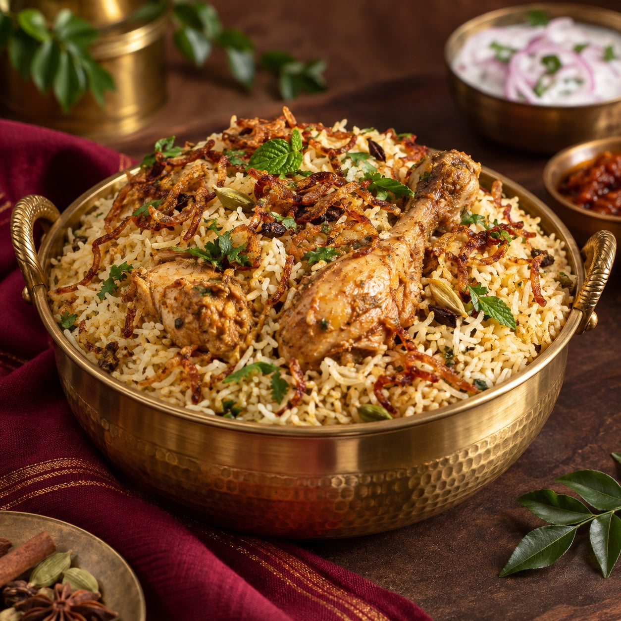Kozhikoden Jeerakasala Chicken Biriyani